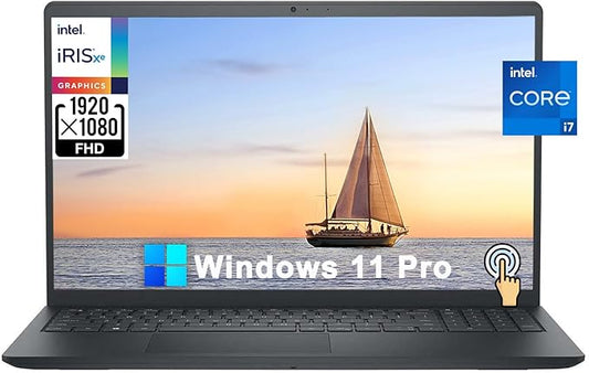 Dell Inspiron 15 3000 3530 Business Laptop[Windows 11 Pro], 15 15.6" FHD Touchscreen, 13th Gen Intel 10-Core i7-1355U(Up to 5.0 GHz), 64GB RAM, 1TB PCIe SSD, Bluetooth, Wi-Fi 6, Numeric keypad, HDMI